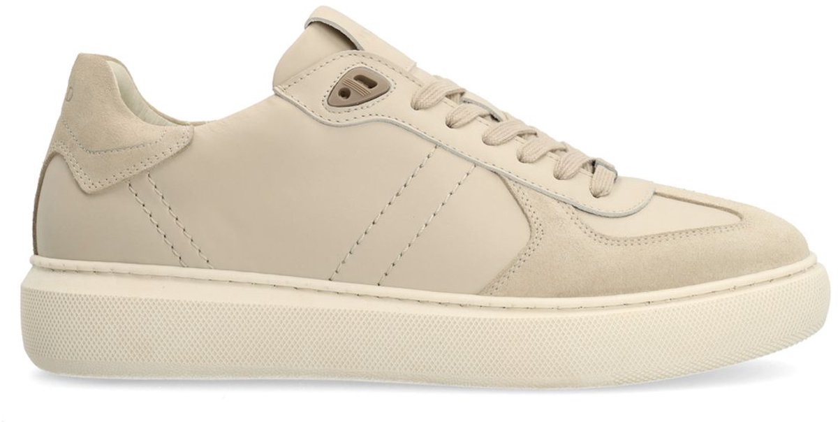 Graue Ledersneaker