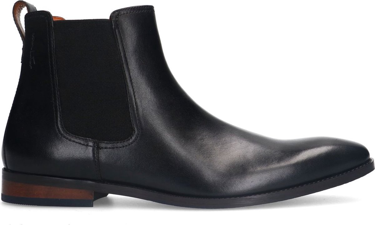 Schwarze Chelsea Boots aus Leder