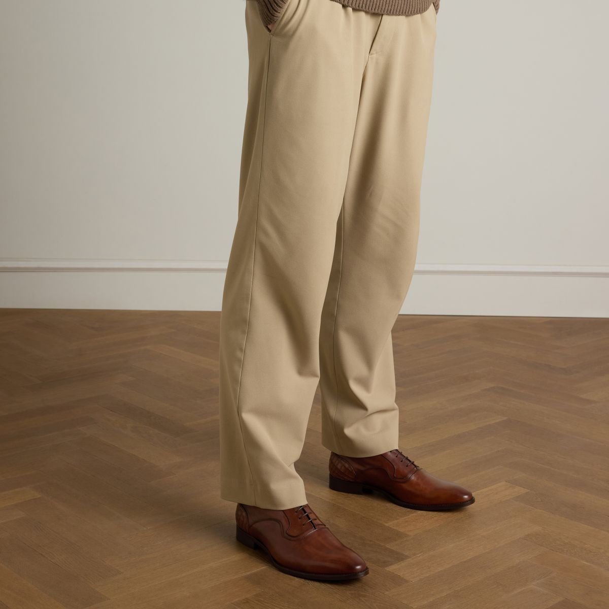 Dunkelbraune Lederschnürschuhe