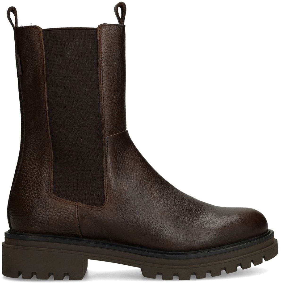Braune Chelsea Boots aus Leder