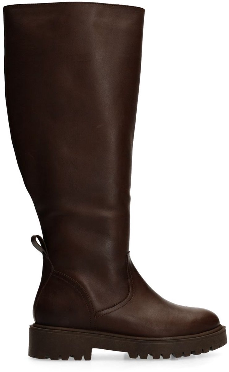 Braune Lederstiefel