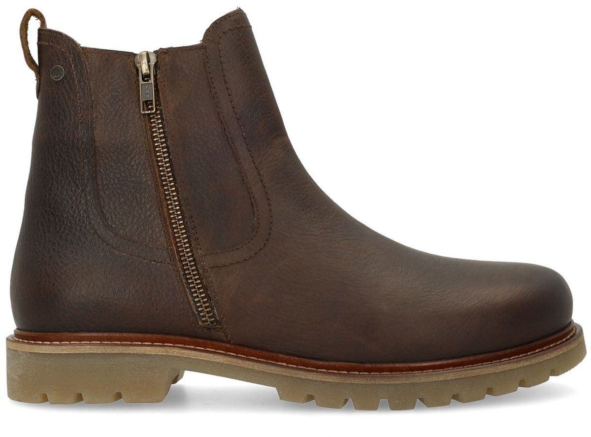Braune Chelsea Boots aus Leder