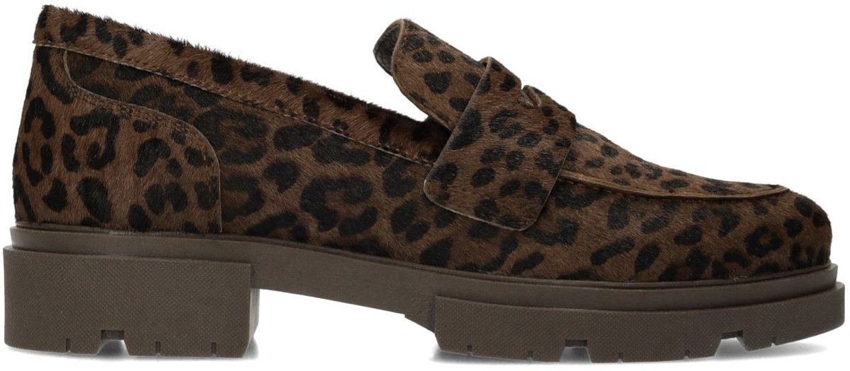 Leo-Loafer mit Pony-Hair