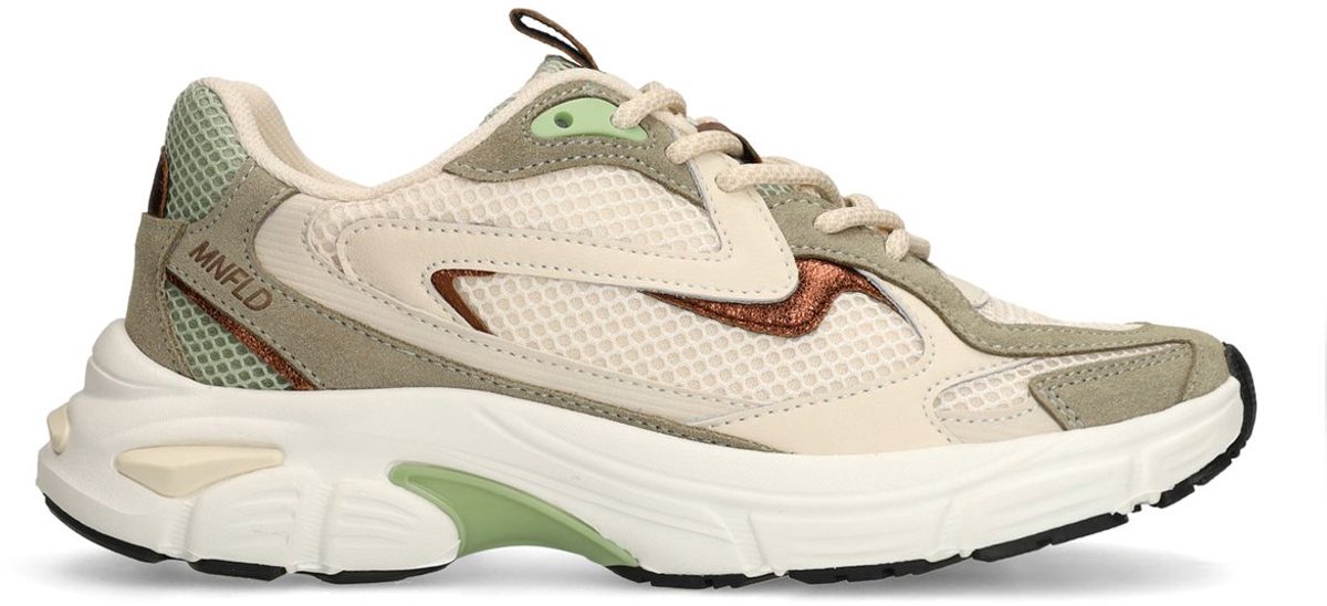 Grüne Ledersneaker