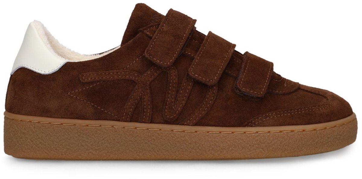 Braune Veloursleder-Sneaker