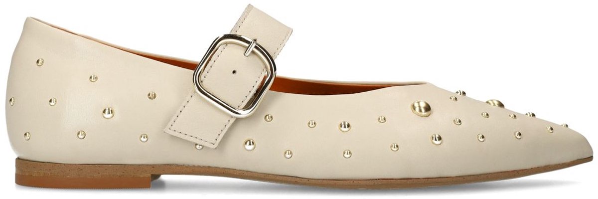 Offwhite Leder-Loafer