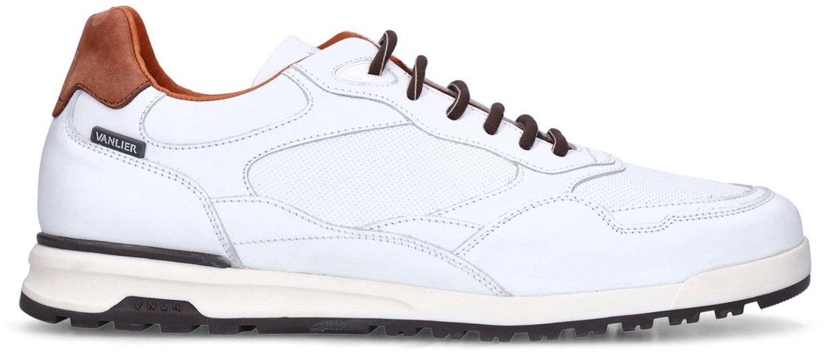 Weiße Ledersneaker