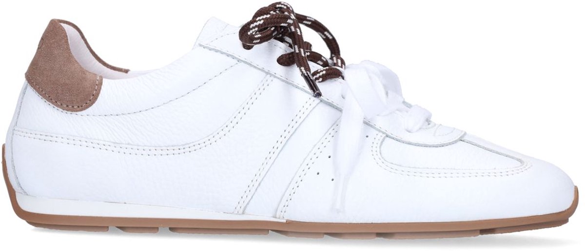 Weiße Ledersneaker