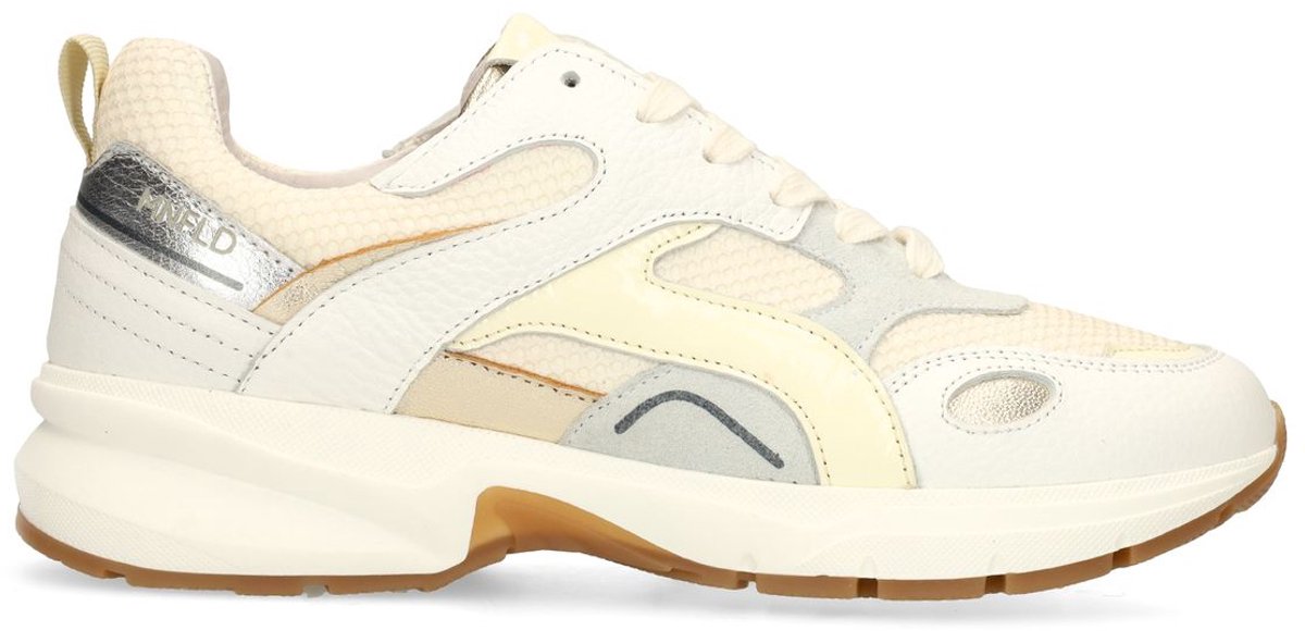 Weiße Ledersneaker