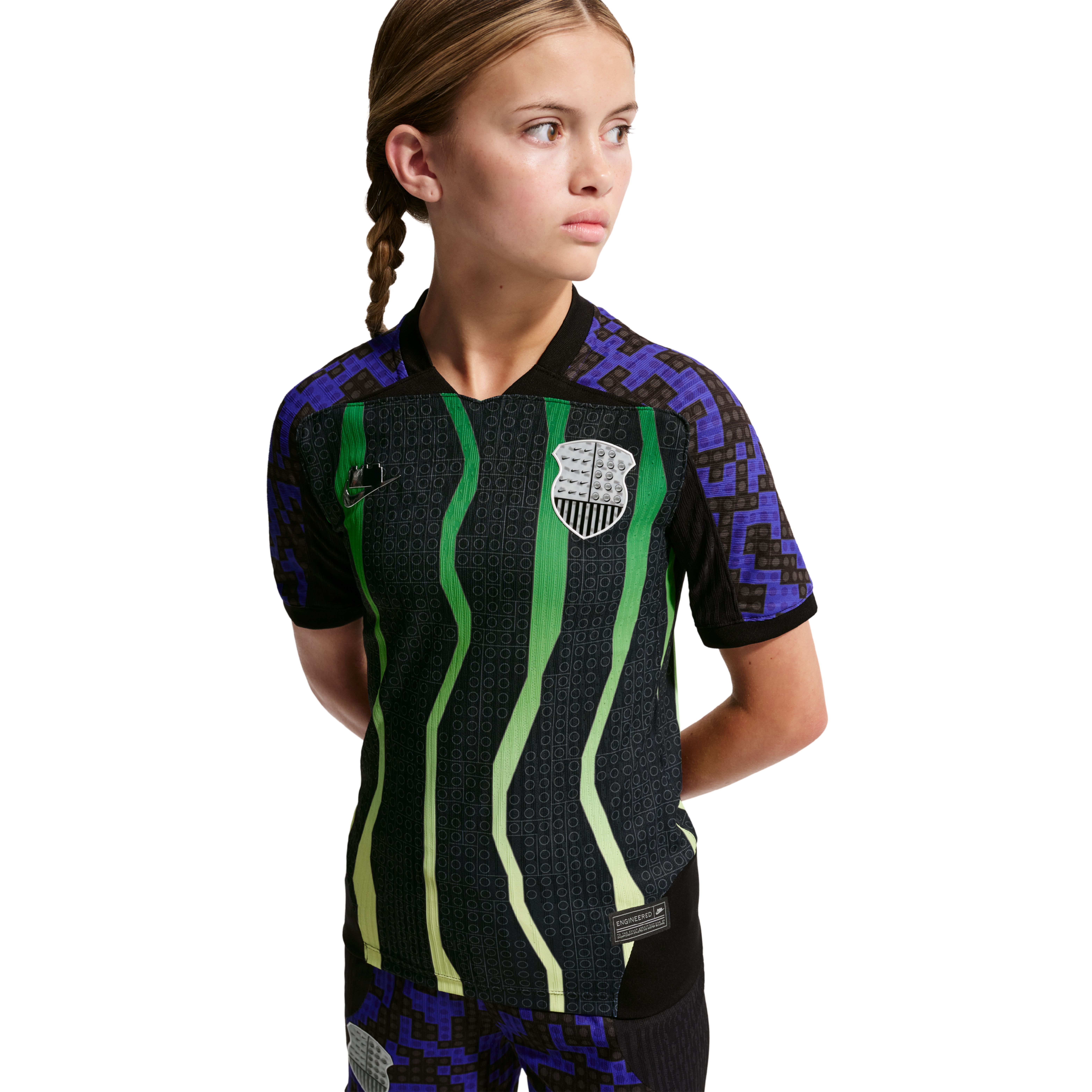 Maglia da calcio Aero-FIT Collezione Nike x LEGO per bambini grandi