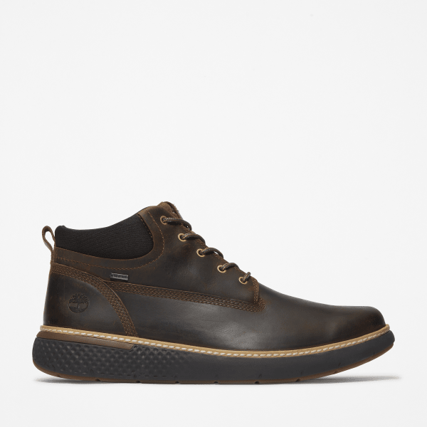 Timberland - Stivale Chukka Impermeabile Cross Mark da Uomo in marrone scuro, Uomo, marrone, Taglia: 45.5