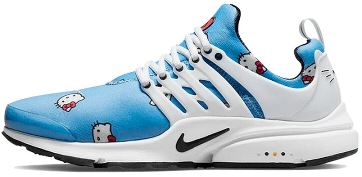 Hello Kitty x Nike Air Presto University Blue Unisex-Sneaker Schwarz Weiß Hellkarmesinrot DV3770-400 38.5