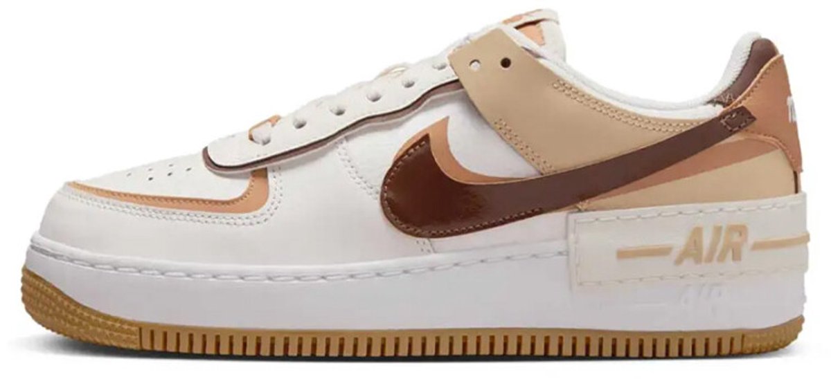 Nike Air Force 1 Low Shadow Flax Sesame Damen-Sneaker DZ1847-106 41