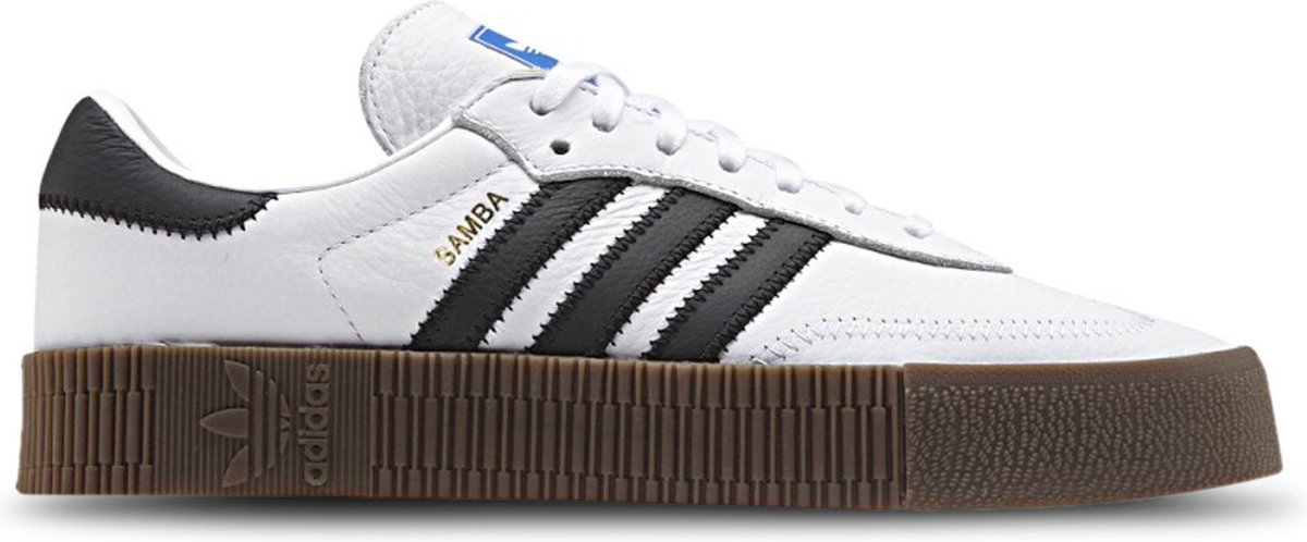 adidas Sambarose Wolkenweiß Damen Sneaker Kern-Schwarz Gummi AQ1134 36⅔