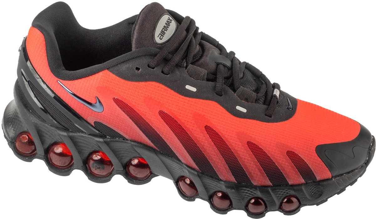 Nike Air Max DN8 Schwarz Leuchtendes Karmesinrot Unisex Sneaker Rot Universitätsrot FQ7860-008 45