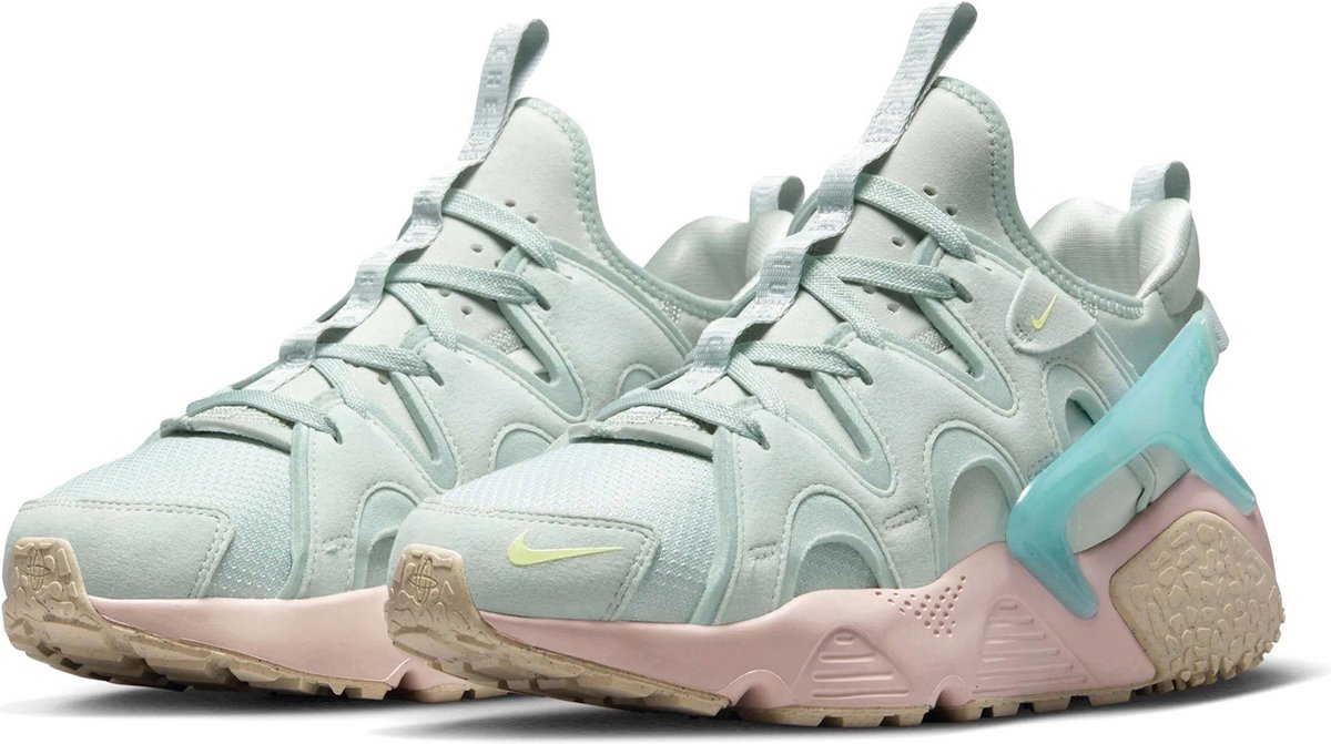 Nike Air Huarache Craft Ocean Bliss Damen Sneaker Blau Hellsilber Rosa-Oxford DQ8031-002 38.5