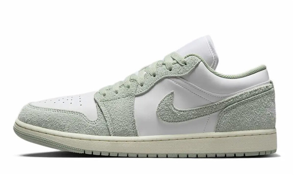 Air Jordan 1 Low SE Seafoam Herren Sneaker Grün Weiß Sail FN5214-131 46