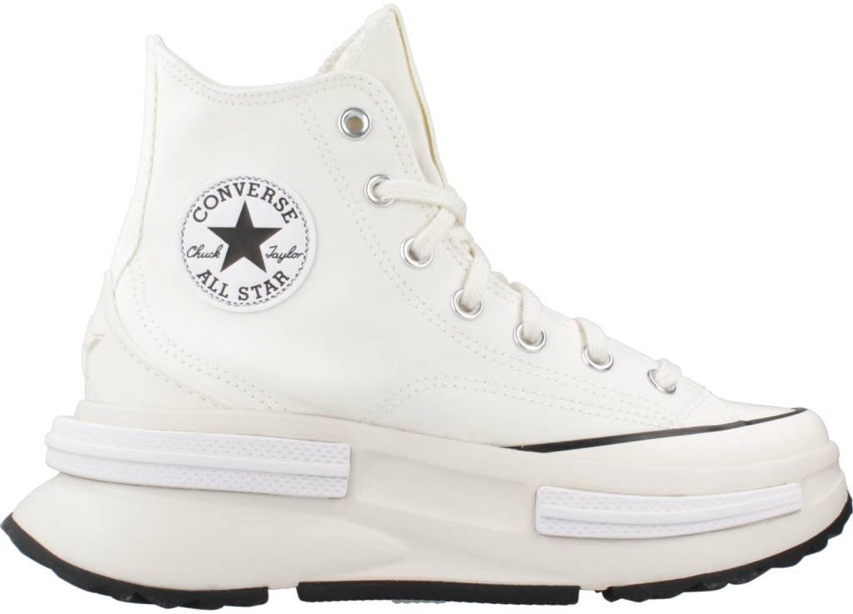Converse Run Star Legacy CX High Egret Unisex Sneaker Creme Schwarz Weiß A00868C 44