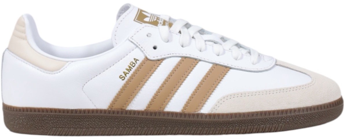 adidas Samba OG Weiß Pappe Gummi Herren Sneaker Wolkenweiß JR0912 40