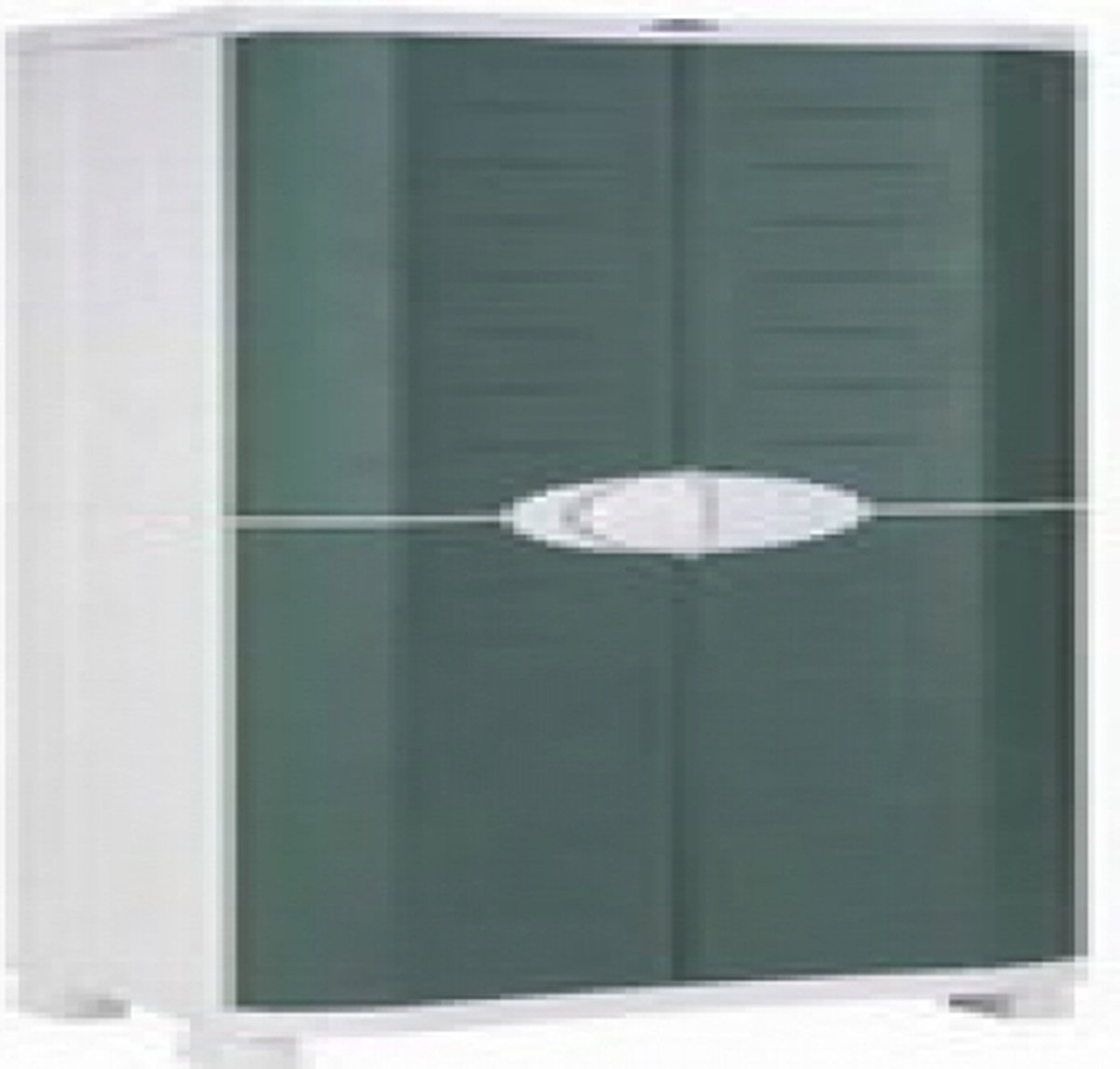 Kunststoff-Lagerschrank Besenschrank Balkonschrank grün 70x184cm