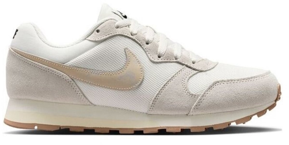 Nike MD Runner 2 Bequem Langlebig Dämpfung Leder Stoff Atmungsaktiv Niedriger Schaft Laufschuhe Damen Sneaker IR1378-100 42