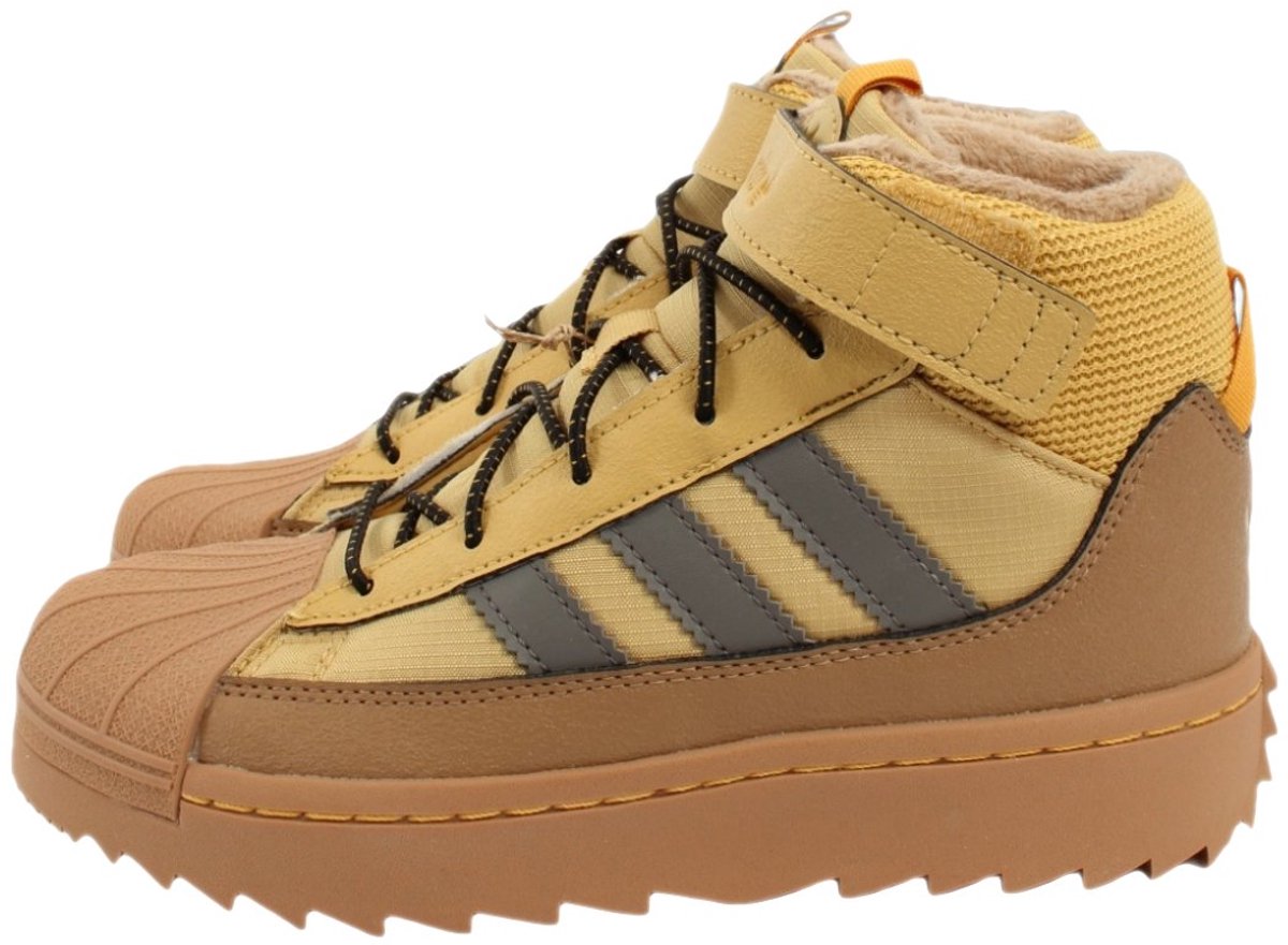 adidas Superstar Winter Trek Hafer Holzkohle Core Black (PS) Kinder Sneaker IG4317 29