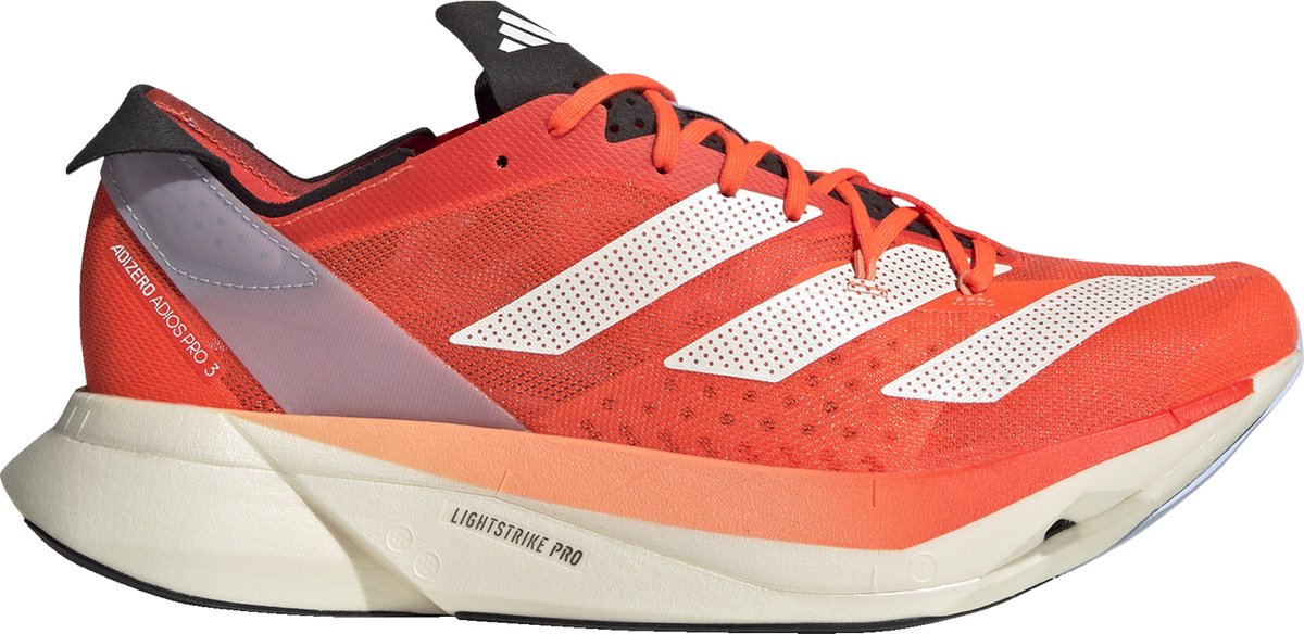 adidas Adizero Adios Pro 3 Solar Rot Unisex Sneakers Zero-Metallic Coral-Fusion GX9777 44⅔
