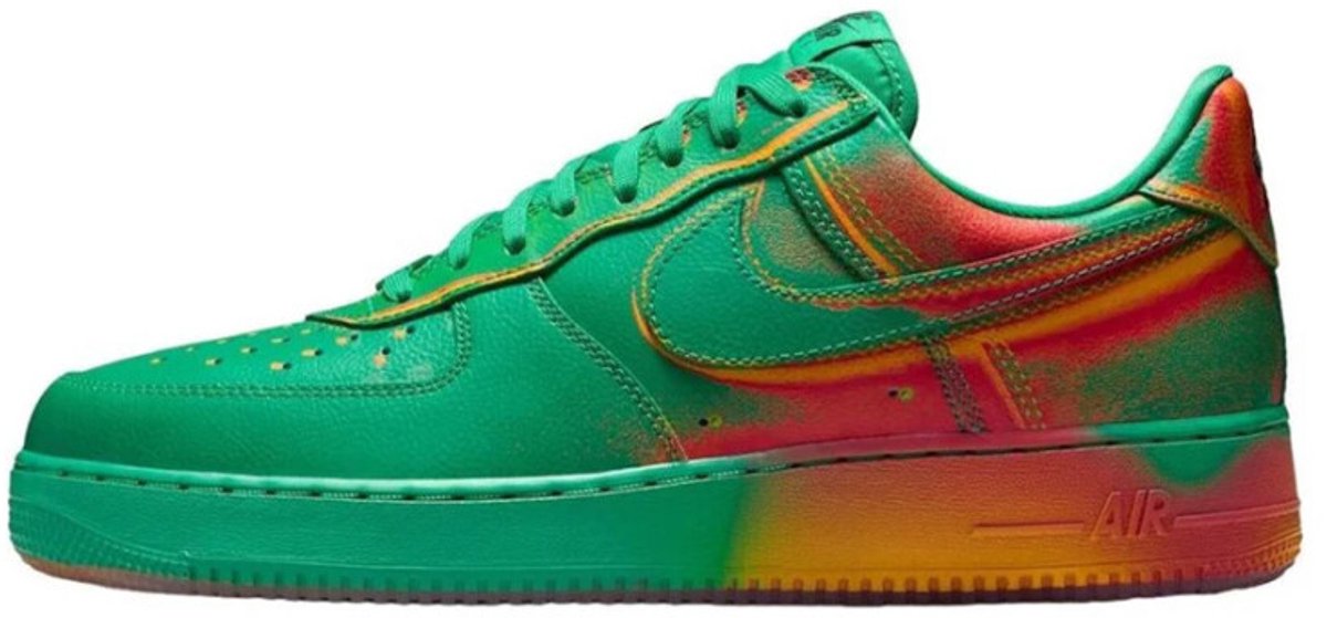 Nike Air Force 1 Low 07 Stadium Green Crimson Herren Sneaker Bright-Crimson Laser-Orange IB6834-300 46