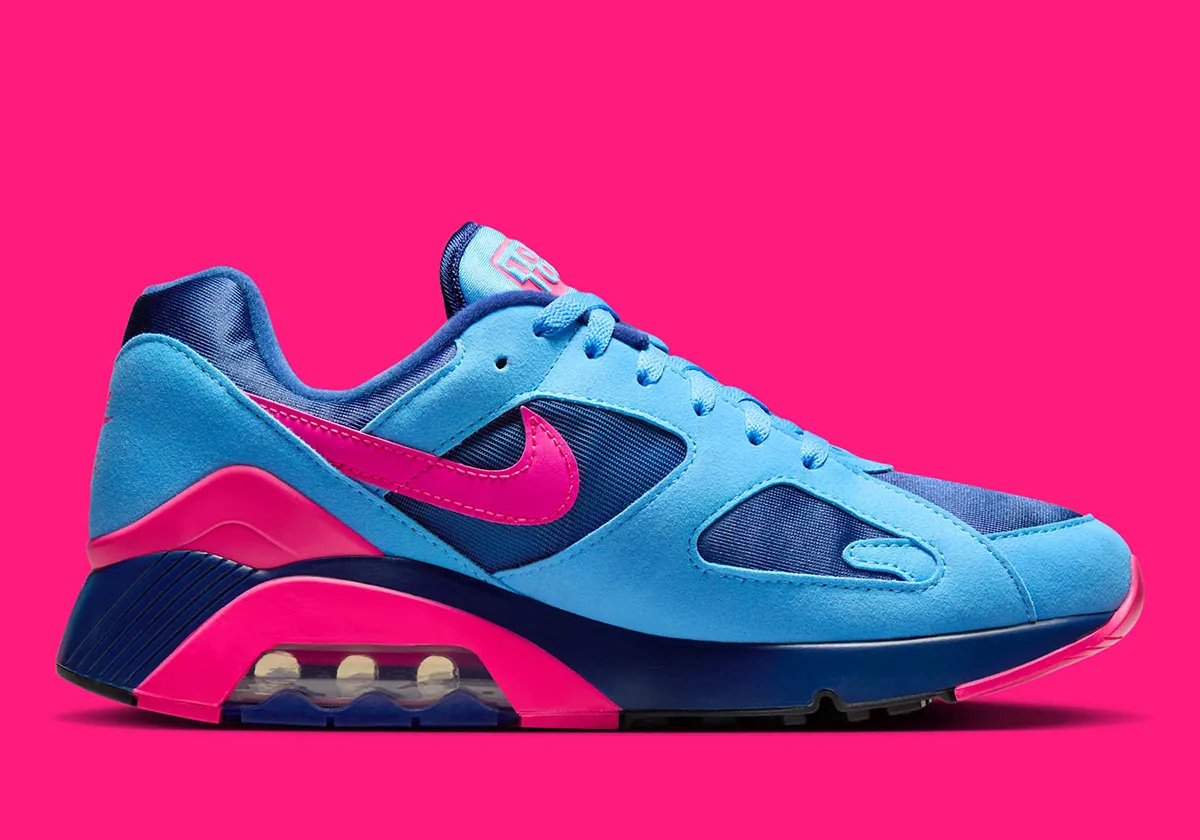 Nike Air Max 180 University Blue Hyper Pink EU 45 blau