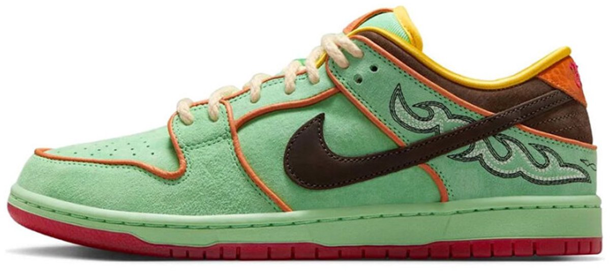 Nike Dunk Low SB Rodeo Unisex Sneaker Grün Turmalin Barock-Braun HF3058-300 44