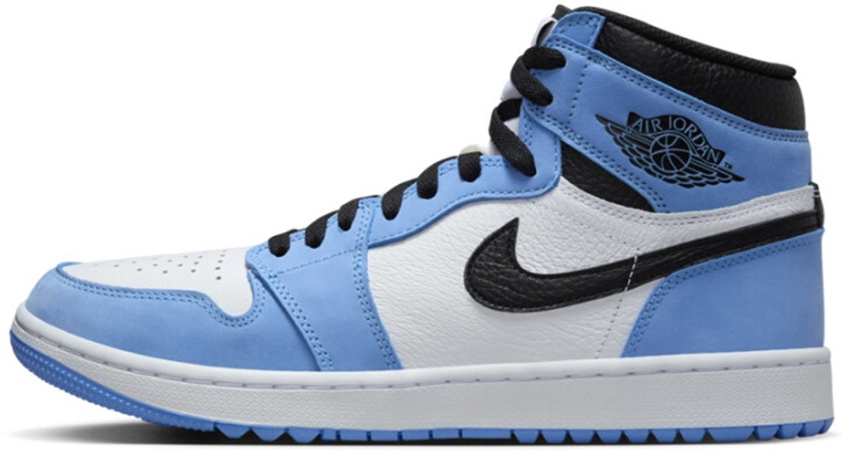 Air Jordan 1 High Golf University Blue Herren Sneaker Schwarz Weiß DQ0660-400 45.5
