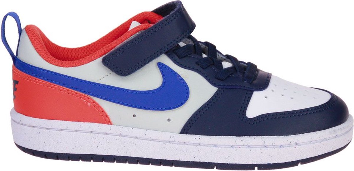 Nike Court Borough Low Recraft PS Midnight Navy Team Orange Kinder-Sneaker Weiß Hellsilber Hyper-Royal DV5457-401 31