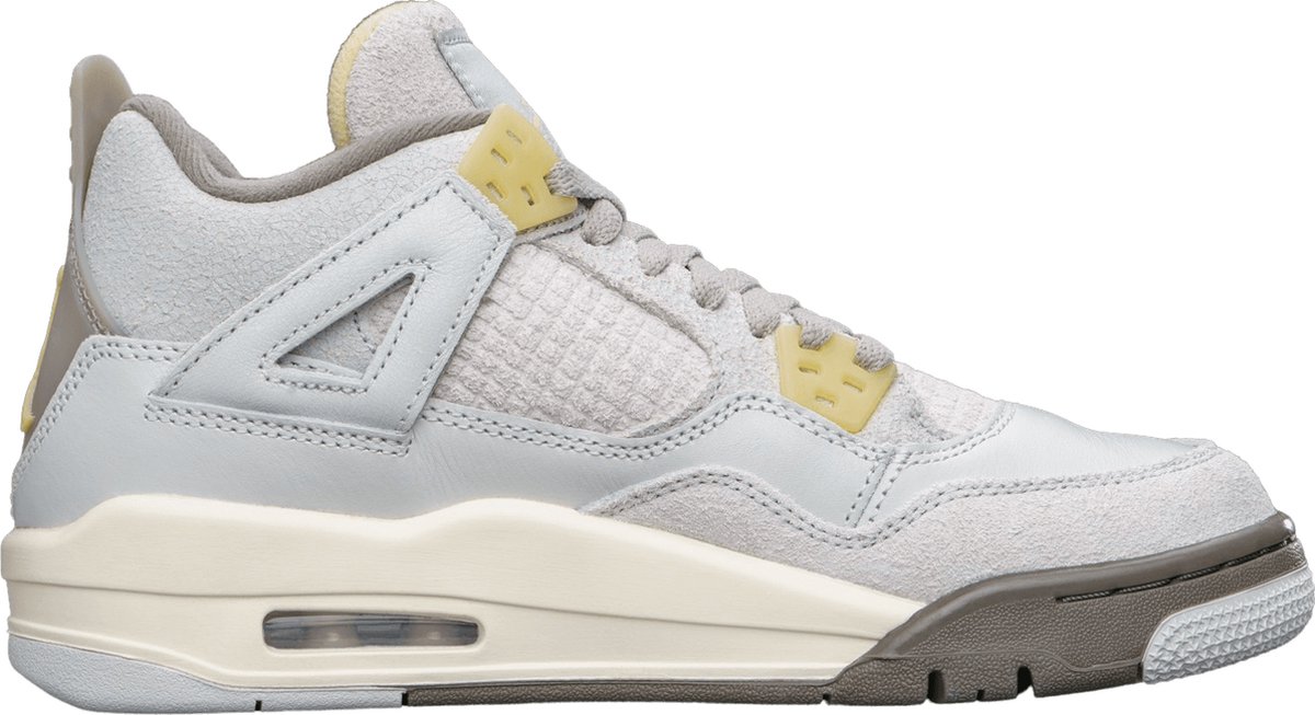 Air Jordan 4 Retro SE Craft GS Photon Dust Kinder-Sneaker Grau Blass-Vanille Off-White DV2262-021 38.5