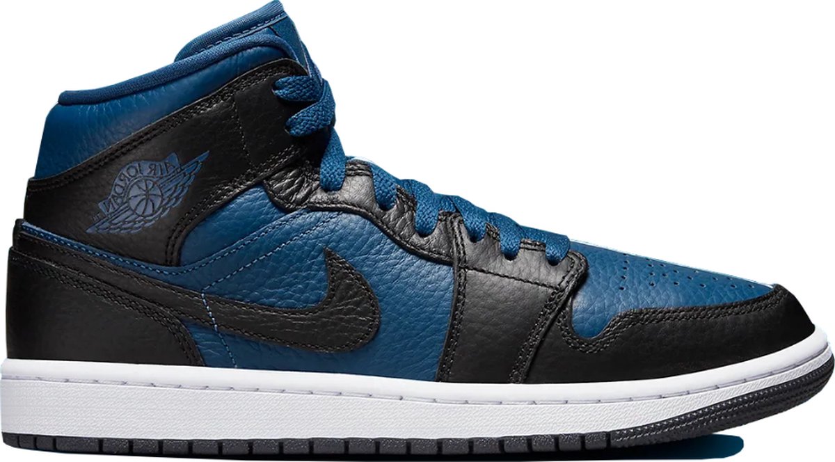 Air Jordan 1 Mid SE Split - French Blue Damen Sneaker Schwarz Weiß DR0501-401 41