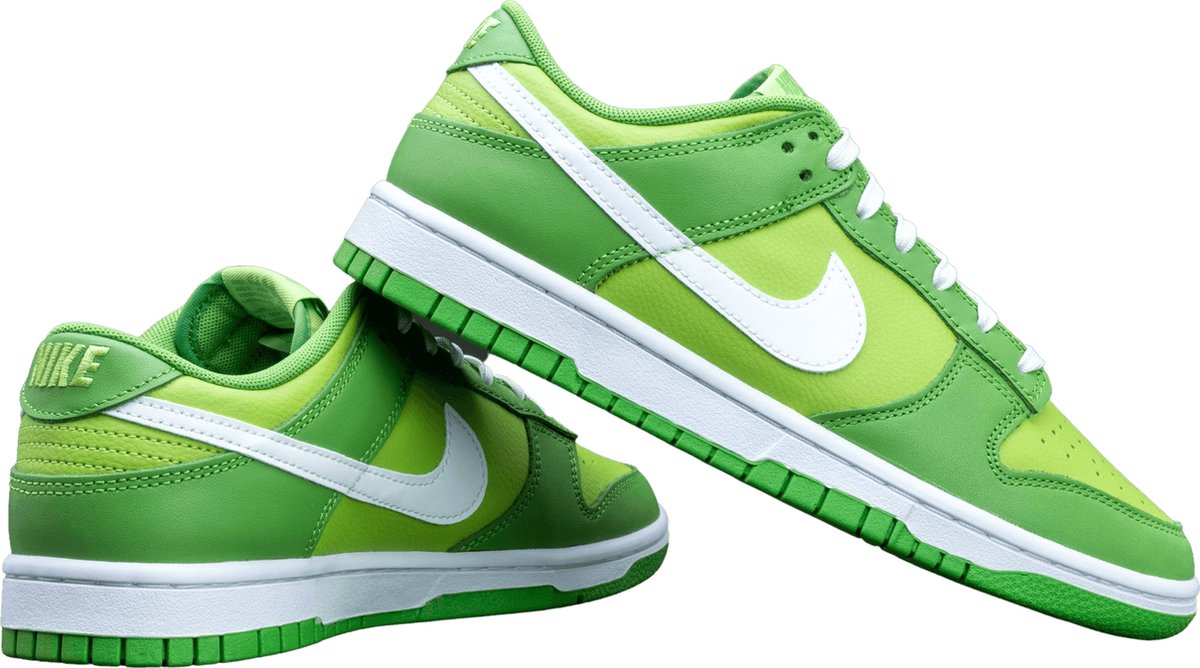 Nike Dunk Low Chlorophyll Unisex-Sneakers Grün Weiß Lebhaft-Grün DJ6188-300 40