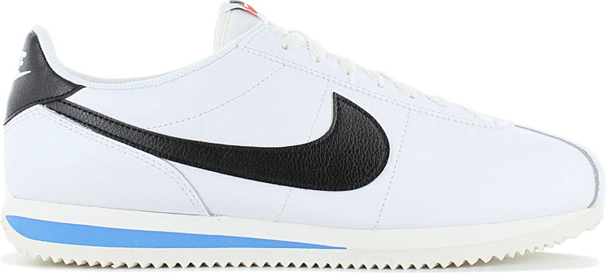 Nike Cortez Weiß Schwarz Blau Herren Sneaker Hellblau Segel DM4044-100 44.5