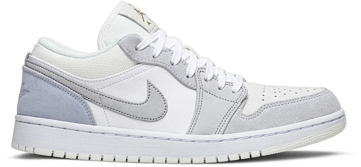 Air Jordan 1 Low Paris Unisex-Sneaker Grau Weiß Himmelgrau CV3043-100 41