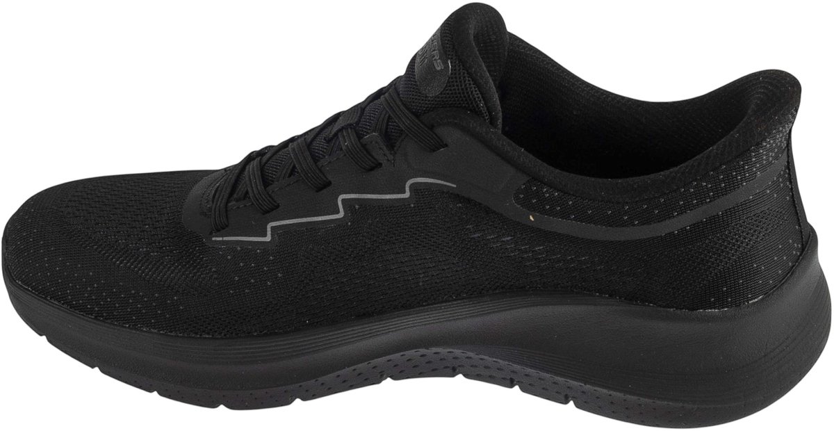 Skechers Slip-Ins Arch Fit 2.0, Herren schwarze Sneaker 41,5 schwarz