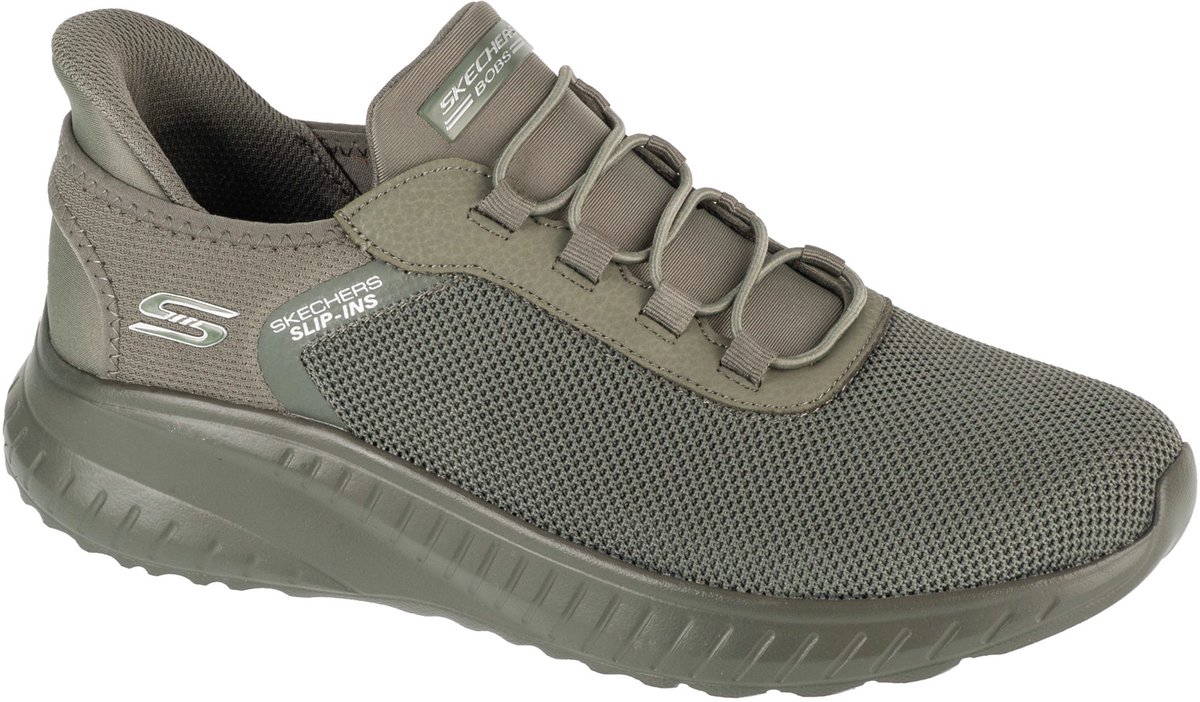 Skechers Slip-Ins: Bobs Squad Chaos - Tough Walk, grüne Herren Sneakers 43 grün