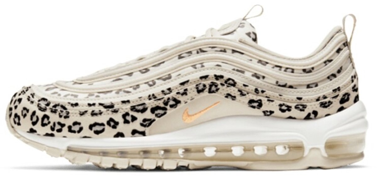 Nike Air Max 97 Leopard Damen Sneaker Creme Wüstensand Weiß CW5595-001 37.5