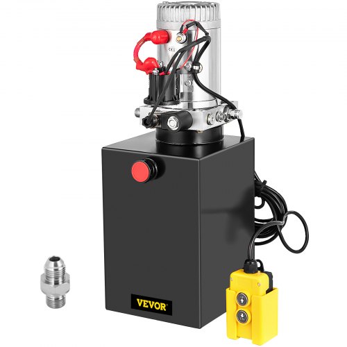 Hydraulpump Elektrisk hydraulpump 13 liter enkelverkande för tippvagn