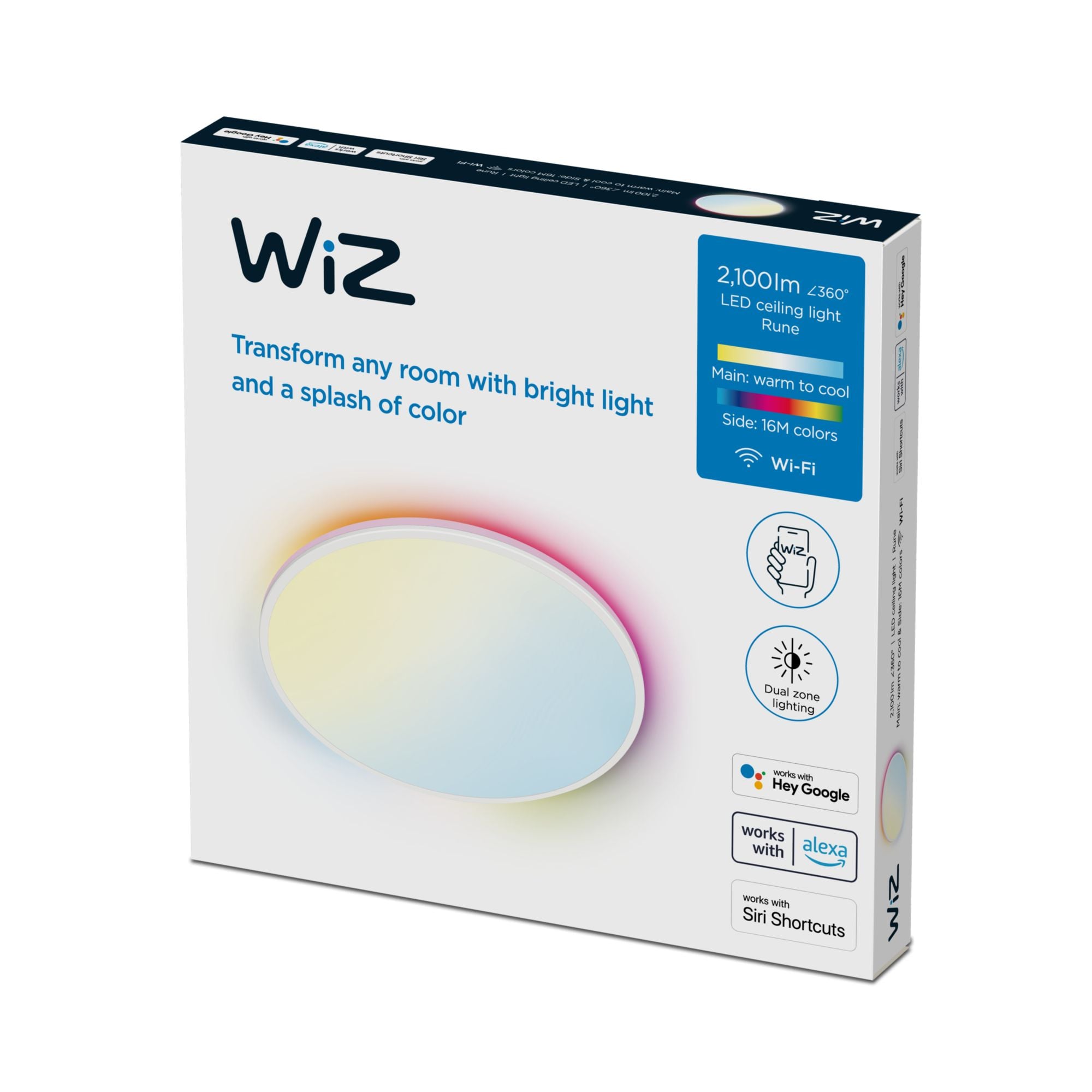 WiZ Rune Ø 40 cm, Weiß - 929003209101