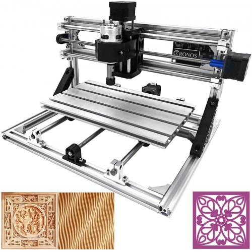 VEVOR 3 Axis 3018 Grbl Control CNC Router Gravyrmaskin 300X180X45mm för trä PVC Formsprutningsmaterial (Basic)