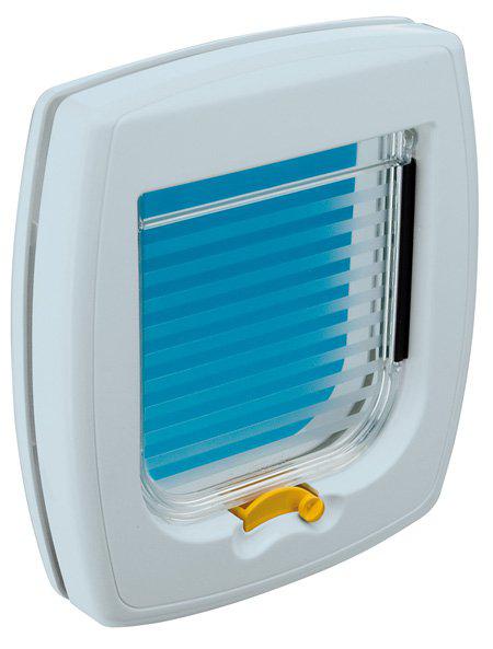 Ferplast - Dog & Cat Door Swing 1 2-Way - White - Small