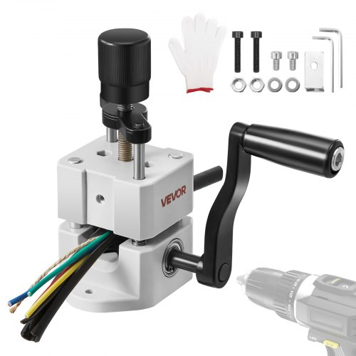 VEVOR Manuell avisoleringstång 1,5-25 mm (0,06-1 tum) Hand- eller borrmaskin