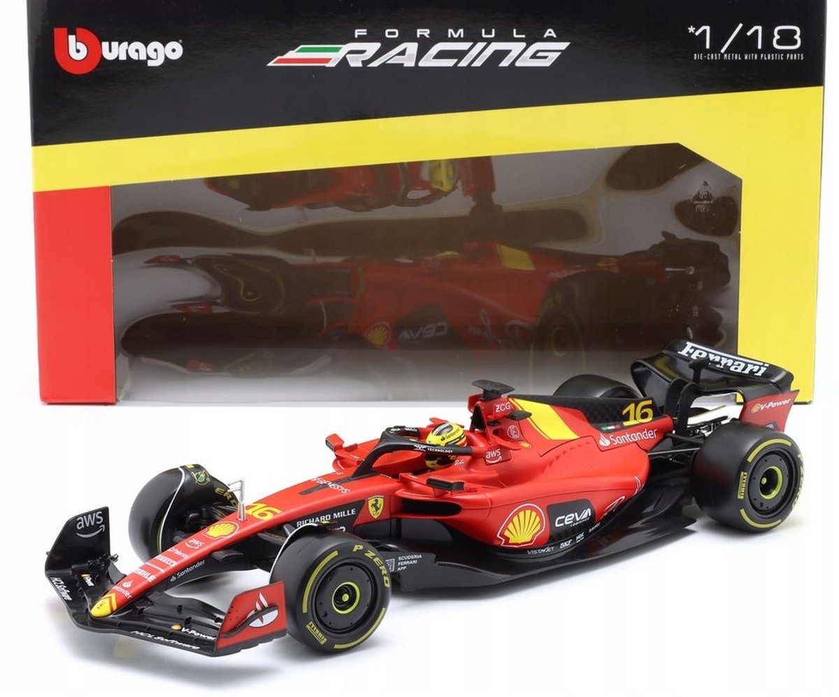 Charles Leclerc Ferrari SF-23 #16 4th Italien GP Formel 1 2023 1:18 Bburago