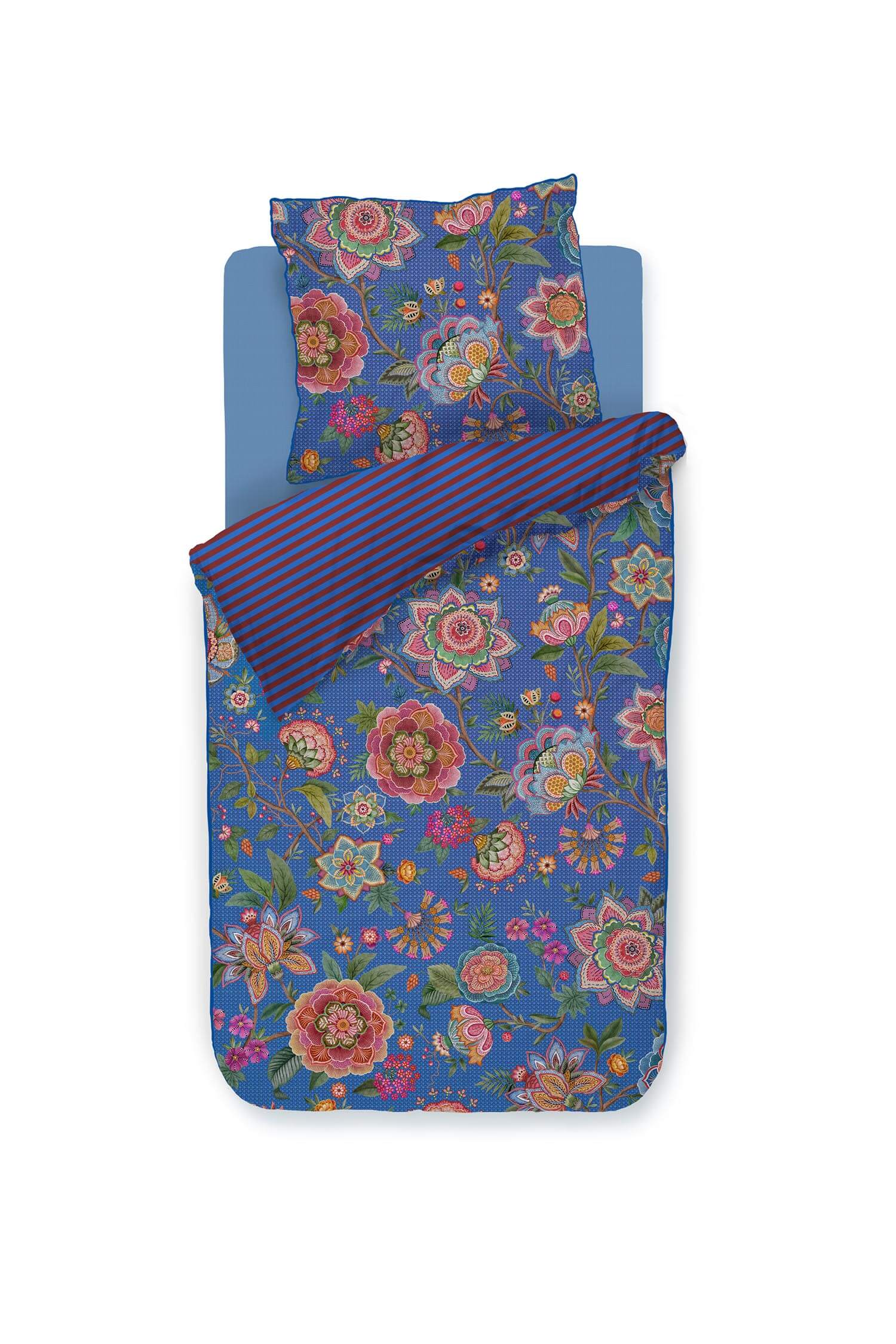 Pip Studio Bettbezugsset Bombay Bold Dunkelblau 135x200cm - Offizieller Webshop