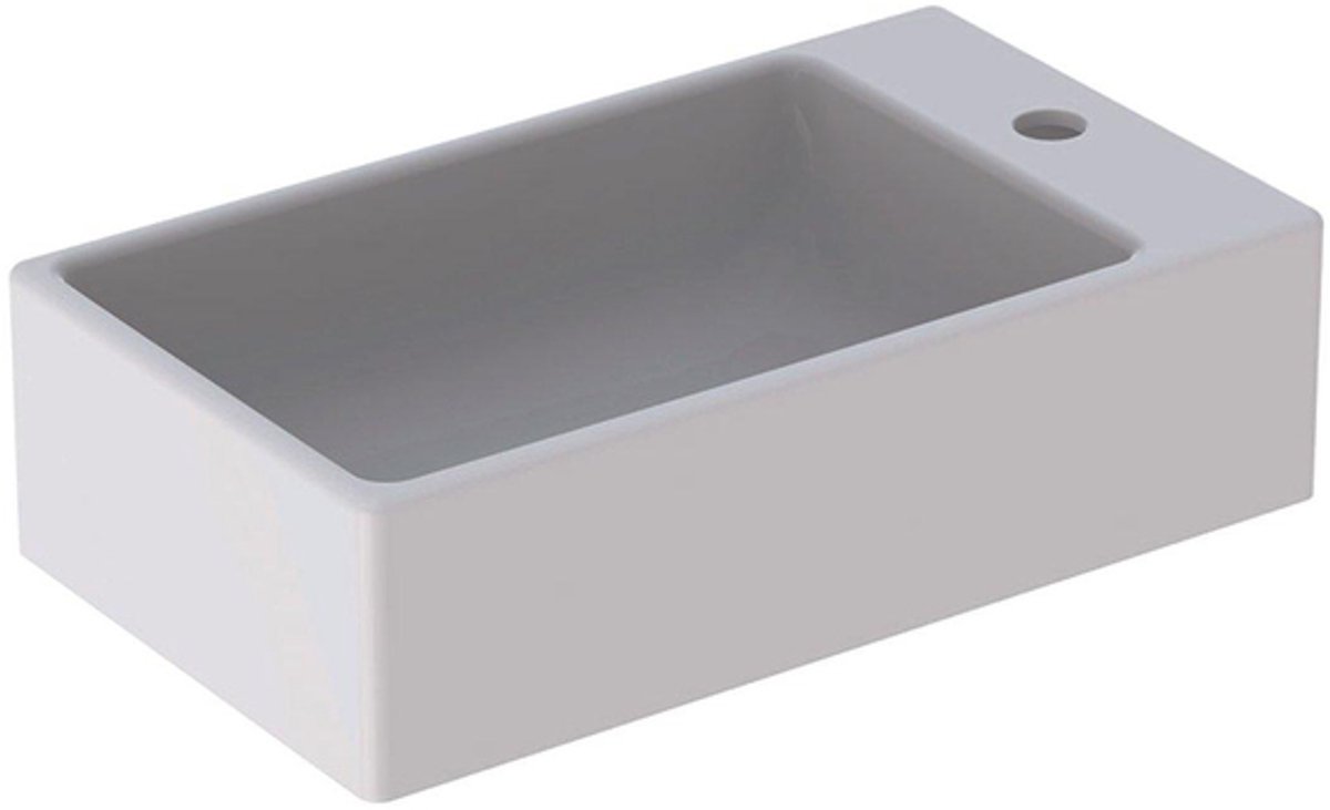 Geberit Diedro Handwaschbecken 40x23 cm links weiß