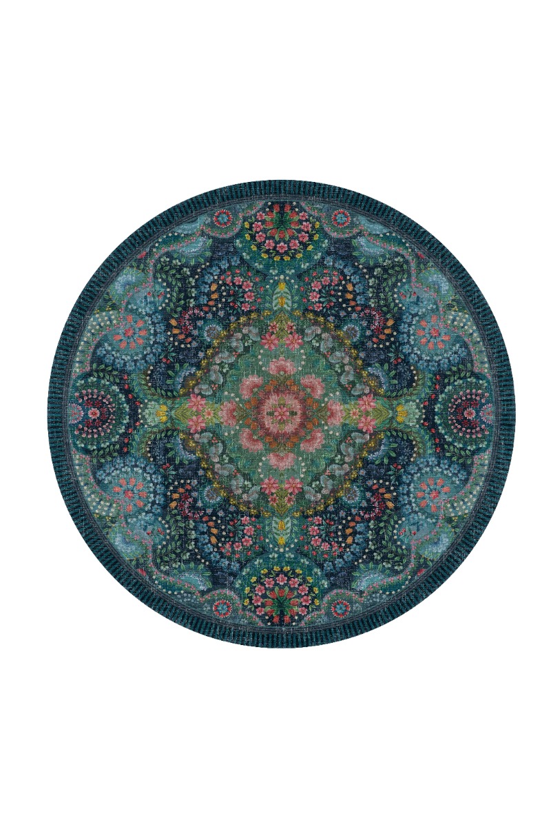 Pip Studio Runde Teppich Moon Delight by Pip Dunkelblau 160 cm - Offizieller Webshop