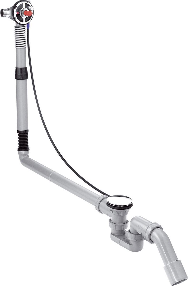 Hansgrohe Exafill S Badablauf mit Zulauf für große Badewanne